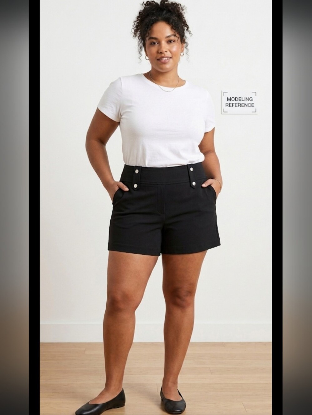 INC High-Waist Black Women's Shorts, NWT